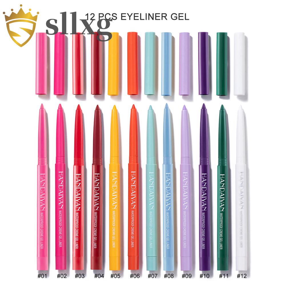 Set 12 bút kẻ mắt dạng lỏng nhiều màu sắc không nhòe tiện dụng
 | BigBuy360 - bigbuy360.vn