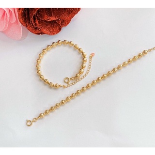 Lắc tay bi dát vàng 18 cao cấp cực xinh