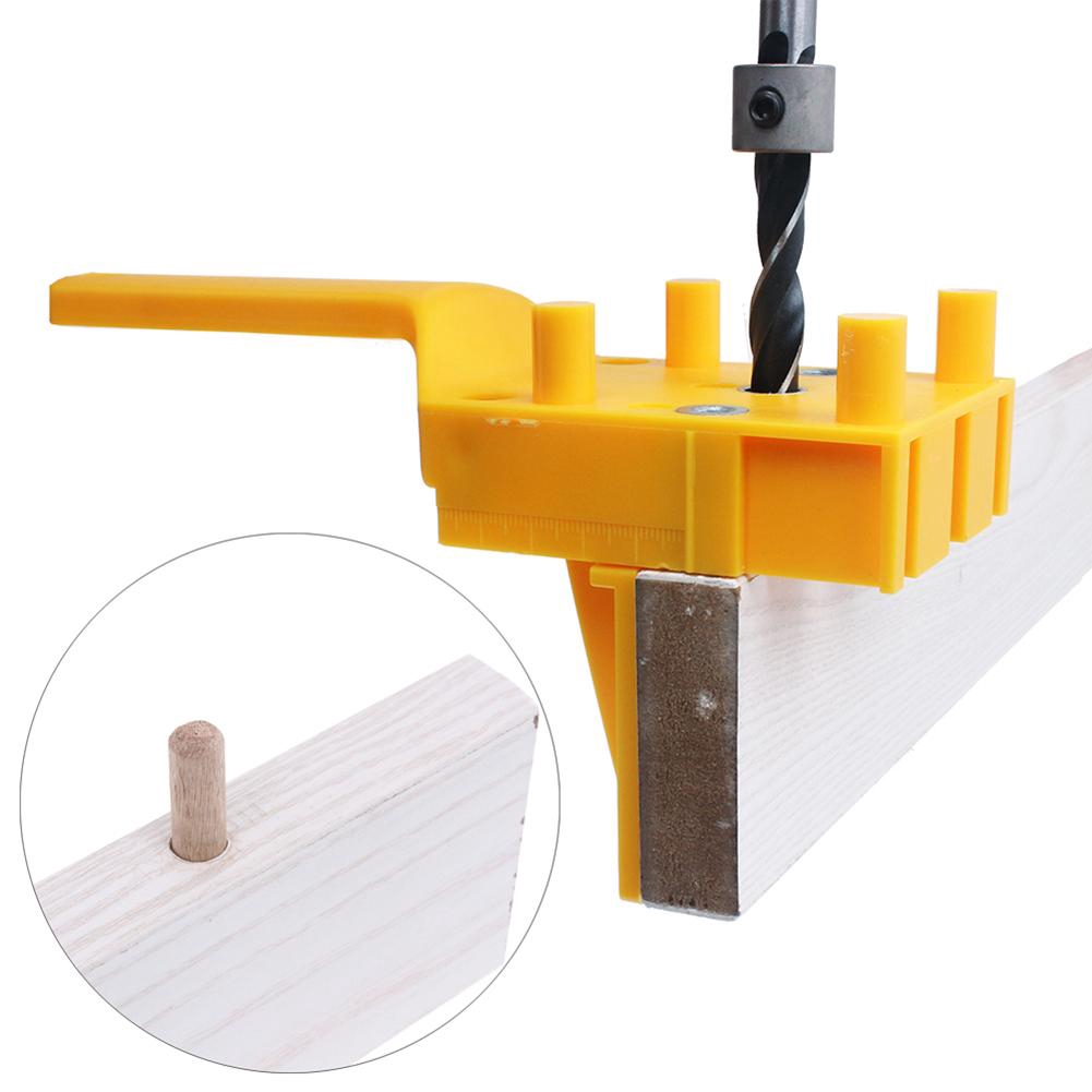 Bộ chế biến gỗ Dowel Jig Set 30 Cái Ghim gỗ với 6 8 mm Hướng dẫn sử dụng mũi khoan