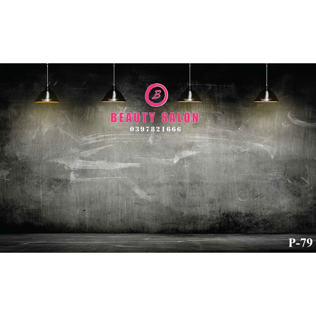 Phông nền màu xám xi măng giành cho salon tóc, studio,thời trang khổ rộng