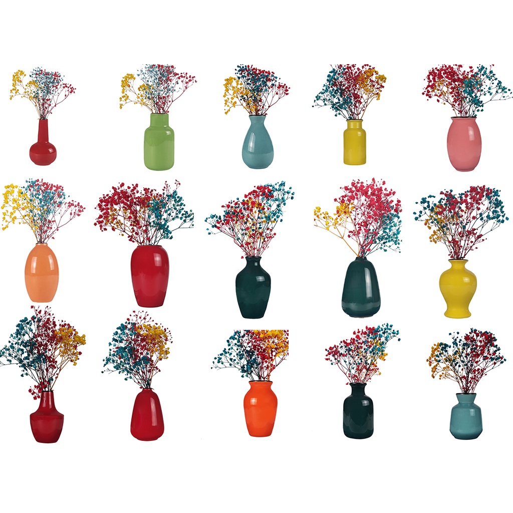 Lọ Hoa Mini UNC Việt Nam - Nhiều màu sắc cute, phong cách Châu Âu, dùng cắm hoa để bàn, decor trang trí, từ M8 đến M14