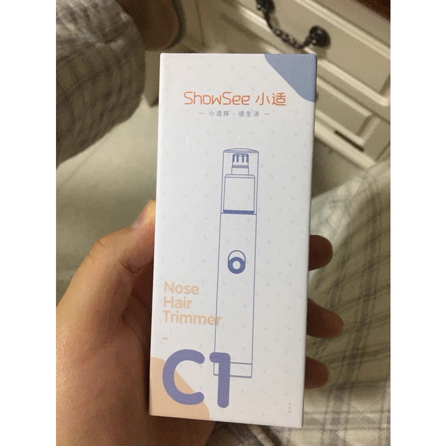 Máy tỉa lông mũi Xiaomi Youpin Showsee C1 nhỏ gọn mini vệ sinh dễ dàng cắt lông mũi an toàn sử dụng pin AAA tiện lợi KL1