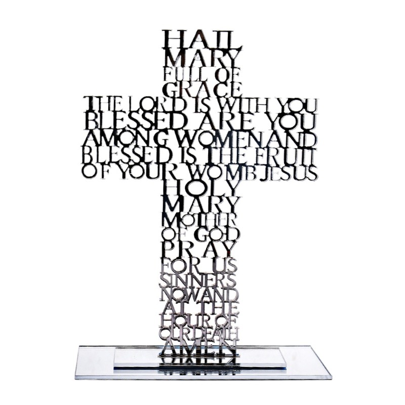 Thánh giá cầu nguyện bằng acrylic cho đạo thiên chúa giáo