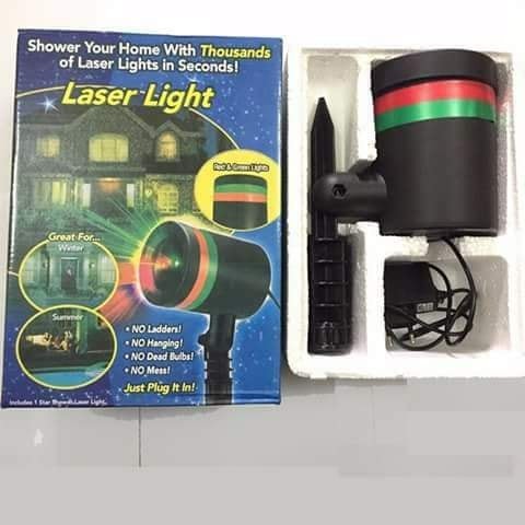 ĐÈN TRANG TRÍ CHIẾU SAO NGOÀI TRỜI LAZER LIGHT (KÈM VIDIO)