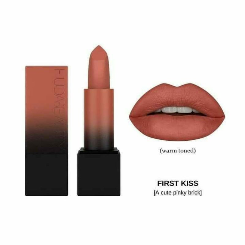 SON MÔI HUDA BEAUTY POWER BULLET MATTE LIPSTICK MÀU FRIST KISS