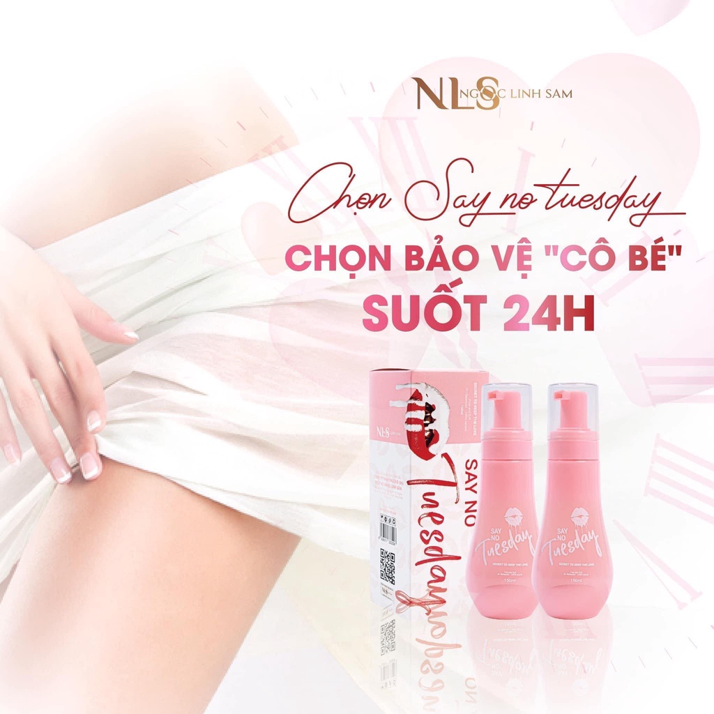 [CHÍNH HÃNG] Dung Dịch Vệ Sinh Say No Tuesday &amp; Nước Hoa Xịt Anti Tuesday - Combo Cho &quot;Cô Bé&quot; Thơm Hồng.