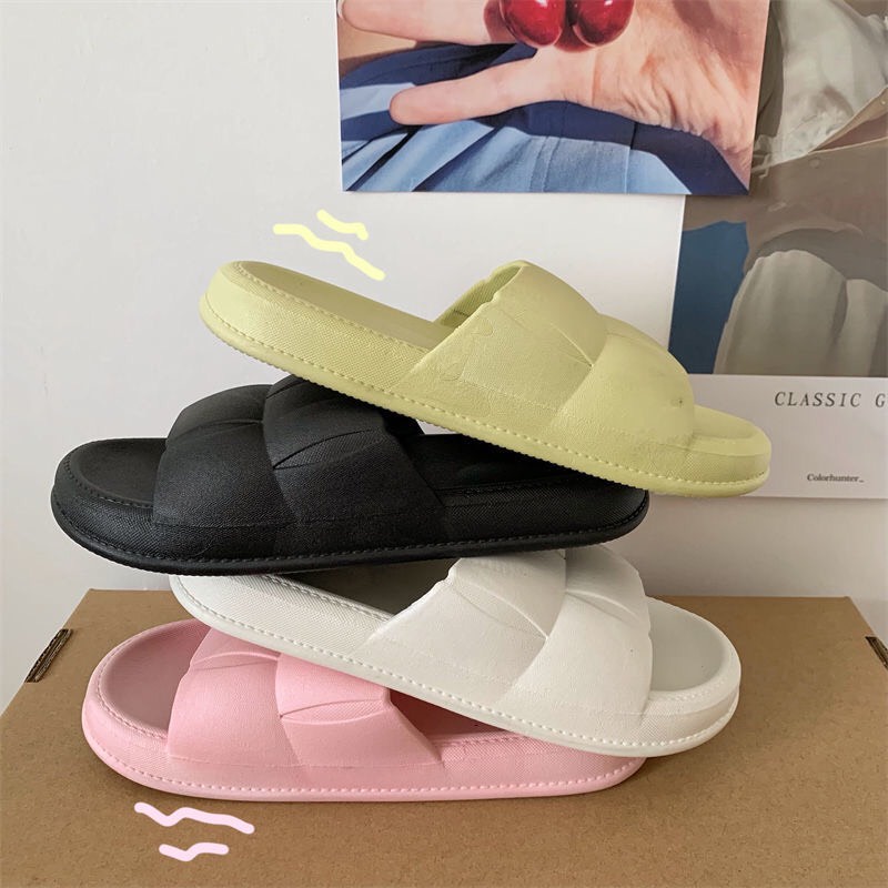 JY300-A0 Dép bánh mì đúc liền 5 màu sắc kiểu mới