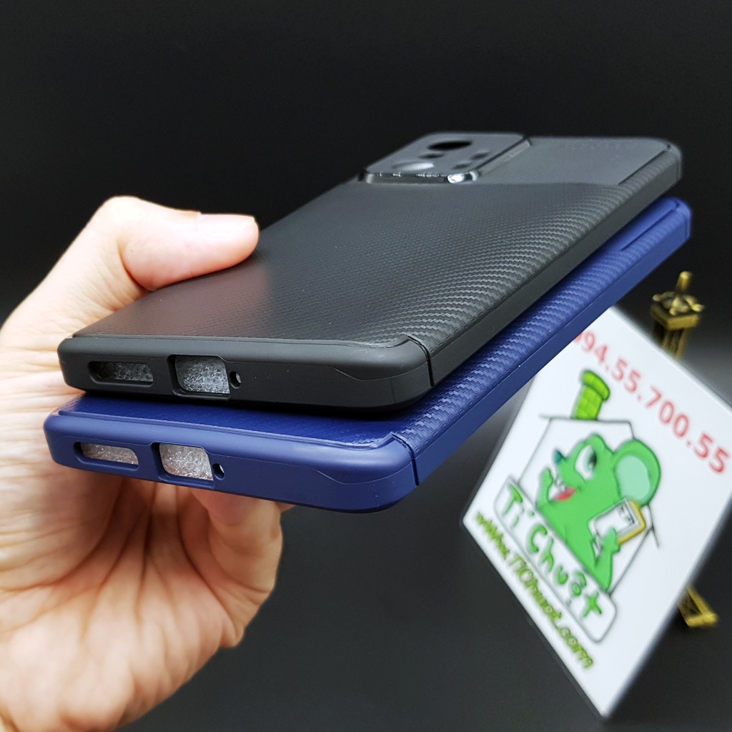 Ốp Lưng Xiaomi Mi 11T/ 11T PRO 5G AutoFocus Vân 3D Carbon Chống Sốc