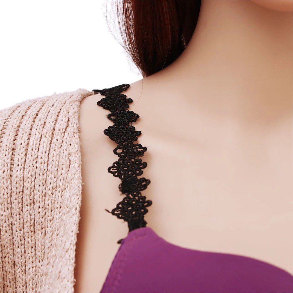 DÂY ÁO NGỰC HOA CO GIÃN PHỐI ĐỒ CỰC DỄ THƯƠNG