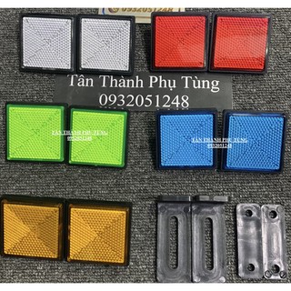 Mắt mèo phản quang kiểu hình vuông _ đồ chơi xe máy (Tân Thành PT)