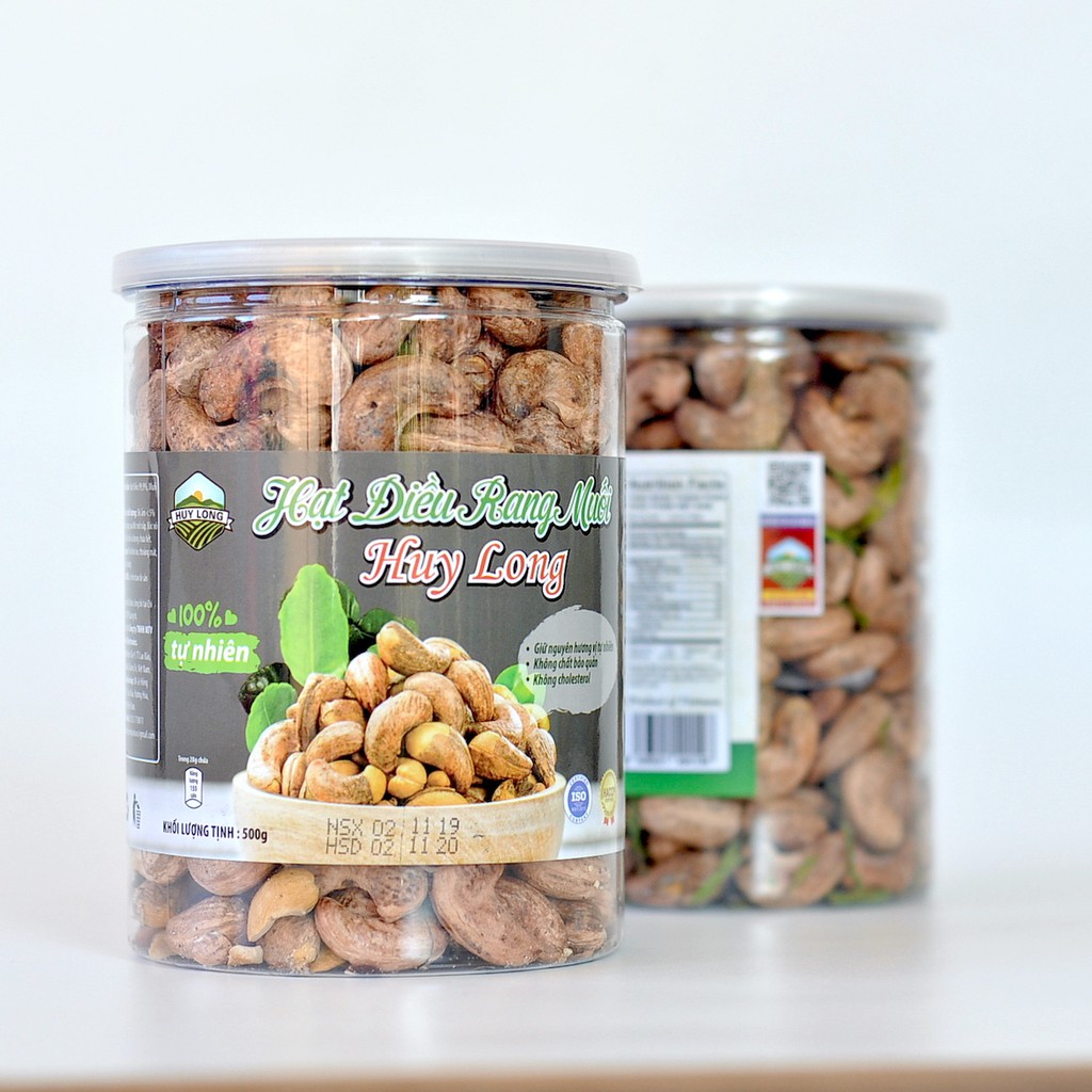 500g Hạt điều rang muối Bình Phước chuẩn ISO9001
