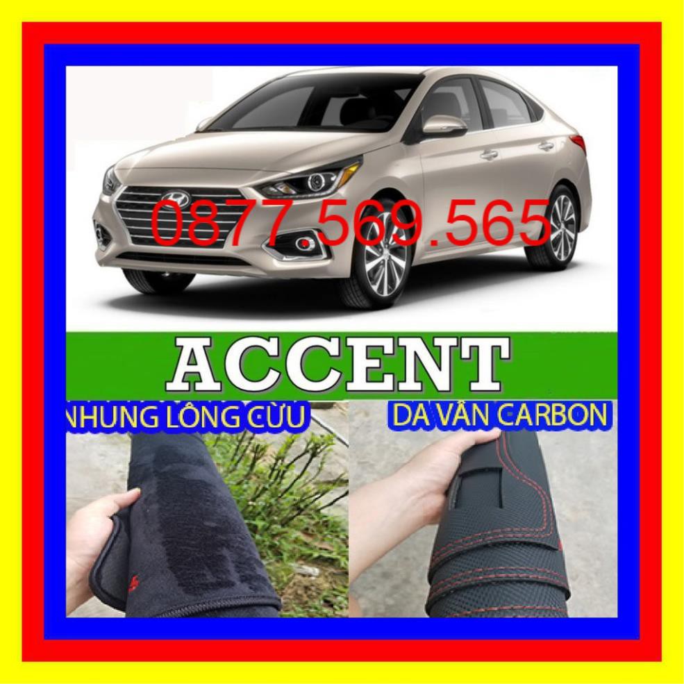 CAO CẤP- THẢM TAPLO HUYNDAI ACCENT-2000↠2021 CHẤT LIỆU DA VÂN CARBON-NHUNG LÔNG CỪU