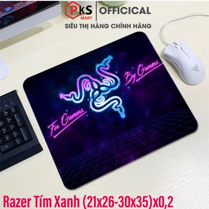 Pad Chuột, Lót Chuột RAZER - ONE PIECE - AUS (21x26,30x35)x0,2cm May Bo Viền, Loại A+ In Sắc Nét Không Phai Màu Bền Đẹp