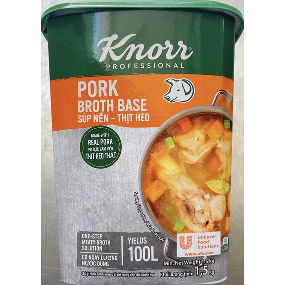 Súp nền thịt heo Knorr - 1,5kg