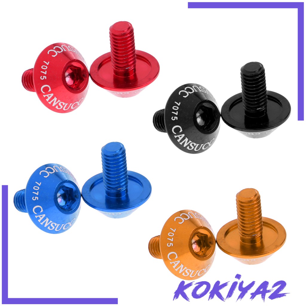 Bộ 4 Bu Lông Ốc Vít Gắn Giá Đỡ Bình Nước Xe Đạp Bằng Hợp Kim Nhôm M5x10mm Kokiya2