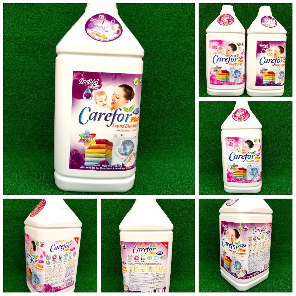 Nước giặt Carefor 3.5L Thái Lan giặt xả đậm đặc, diệt khuẩn, lưu hương thơm lâu, an toàn với làn da nhạy cảm