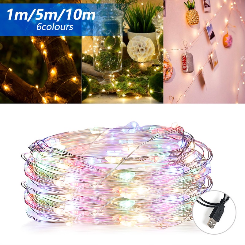 1 / 5 / 10M Dây Đèn LED Trang Trí Tiệc