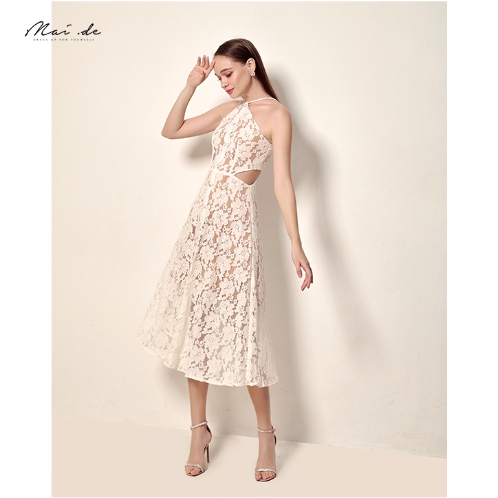 MAI.DE Đầm ren thiết kế 2 dây sang trọng thanh lịch LANY DRESS