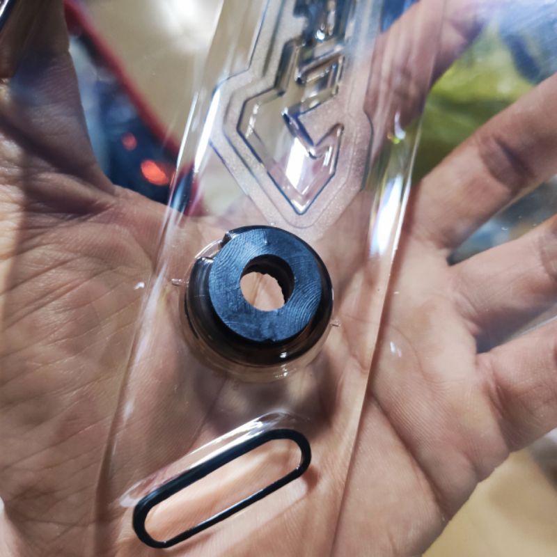 Ốp Pô Che Pô VARIO 2018-2021 Trông Suốt Màu Khói