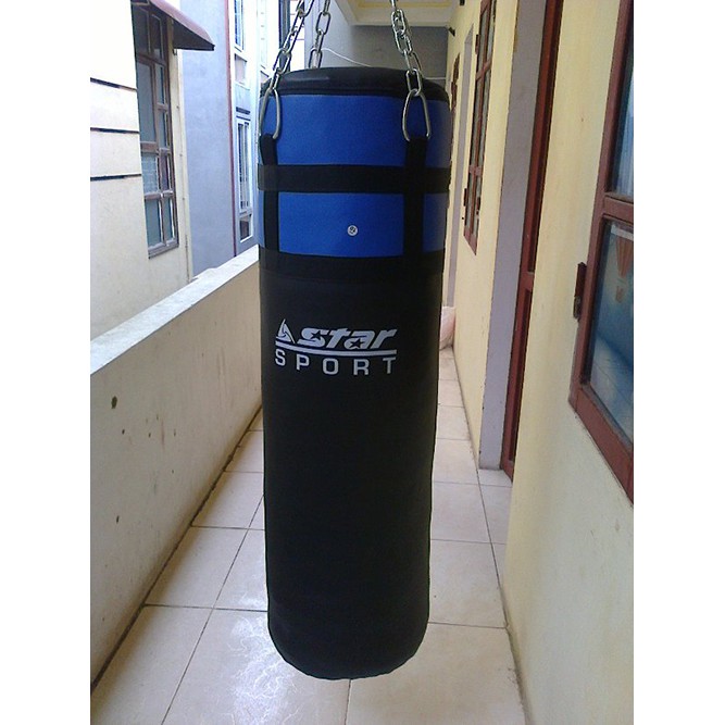 Vỏ Bao Cát Đấm Bốc 120cm 3 Lớp  Đại Nam Sport (Kèm Dây Xích Và Móc)