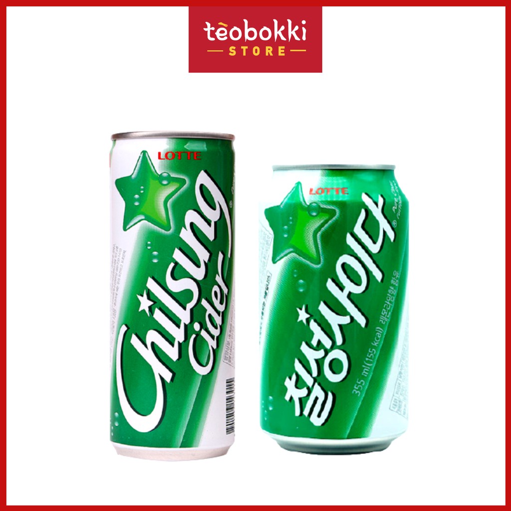 Nước soda Chilsung Cider Lotte 250ml