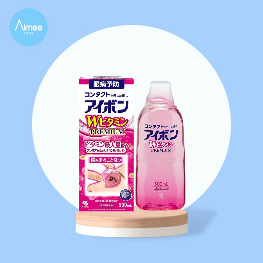 Nước rửa mắt Eyebon W Vitamin Premium 500ml [Aimee1992]