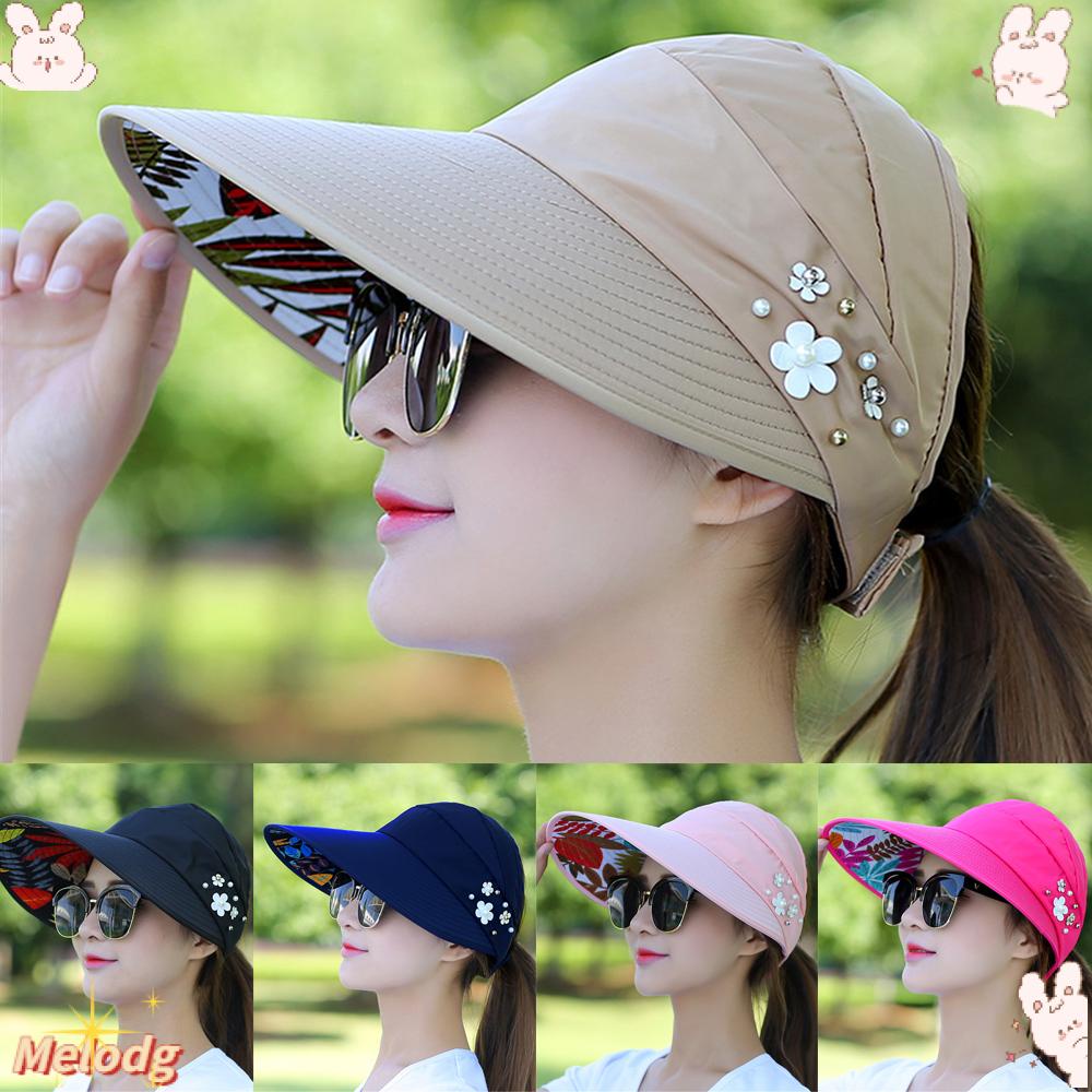 Mũ Rộng Vành Nhiều Màu Sắc Thời Trang Mùa Hè Có Thể Gấp Gọn Cho Nữ