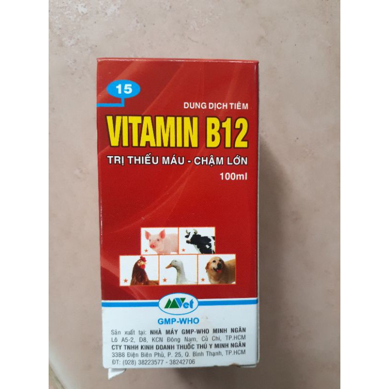 B12 GIẢI ĐỘC CHO CÂY 100ML