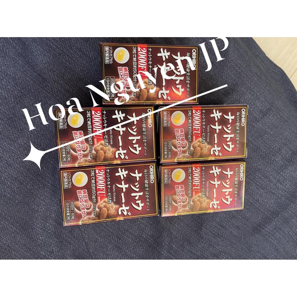 Viên Uống Chống Đột Quỵ Nattokinase 2000FU Orihiro Nhật