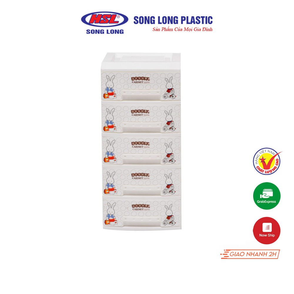 Tủ Nhựa Mini Doremi 5 Tầng Song Long Plastic