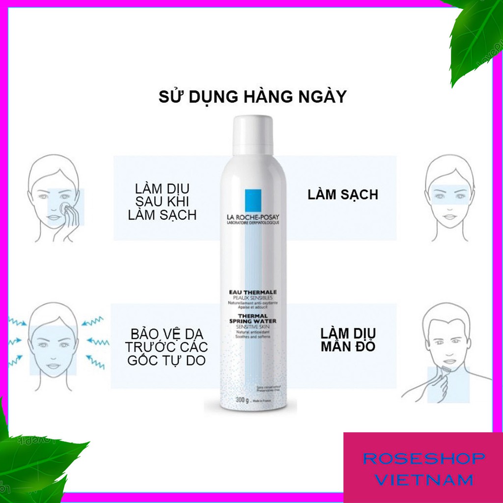 Xịt Khoáng Làm Dịu Da La Roche Posay Thermal Spring Water. Roseshop VietNam SP32