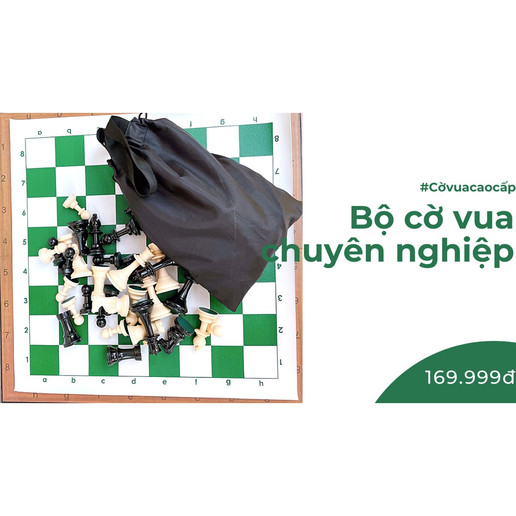 BỘ CỜ VUA THI ĐẤU - SIZE TO QUỐC TẾ