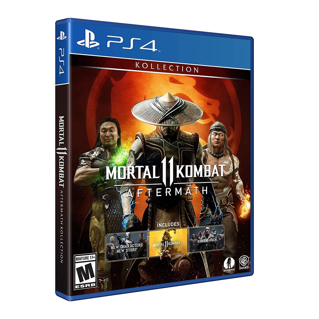 Đĩa Game PS4: Mortal Kombat 11 Aftermath Kollection