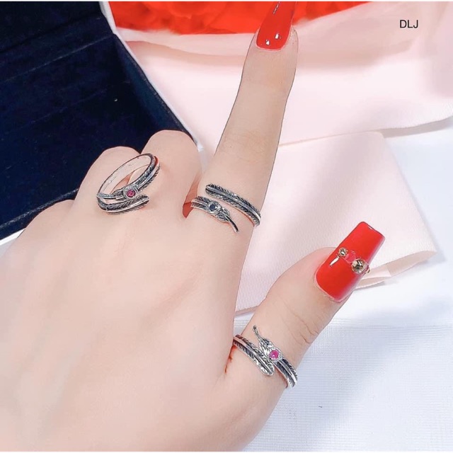 NHẪN BẠC DÁNG HỞ FREE SIZE - TRANG SỨC BẠC