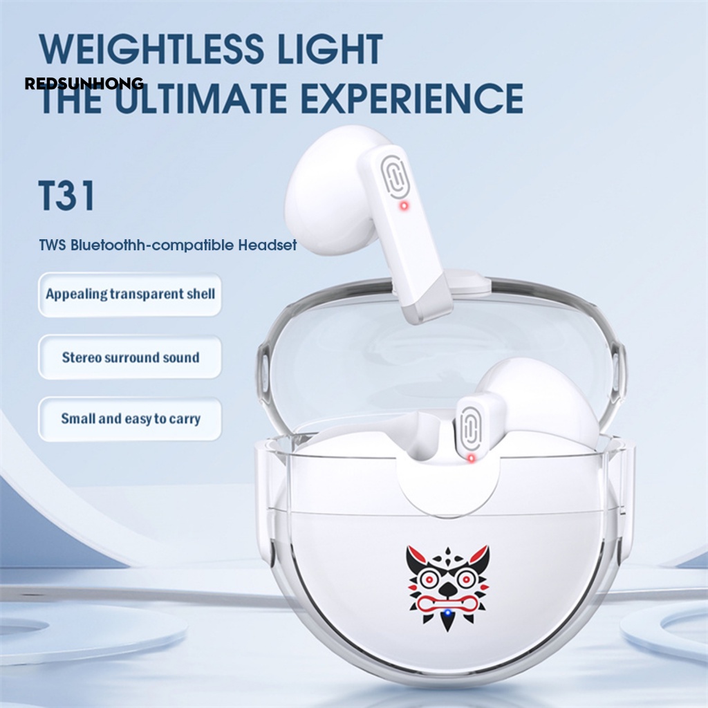 Tai Nghe T31 Bluetooth-compatible5.1 Âm Thanh Nổi Phong Cách Thể Thao