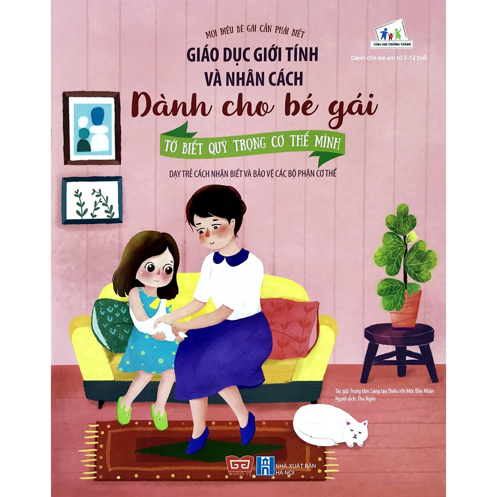 Sách - Giáo dục giới tính và nhân cách dành cho bé gái - Mọi điều bé gái cần phải biết (Bộ 4 quyển, lẻ tùy chọn)