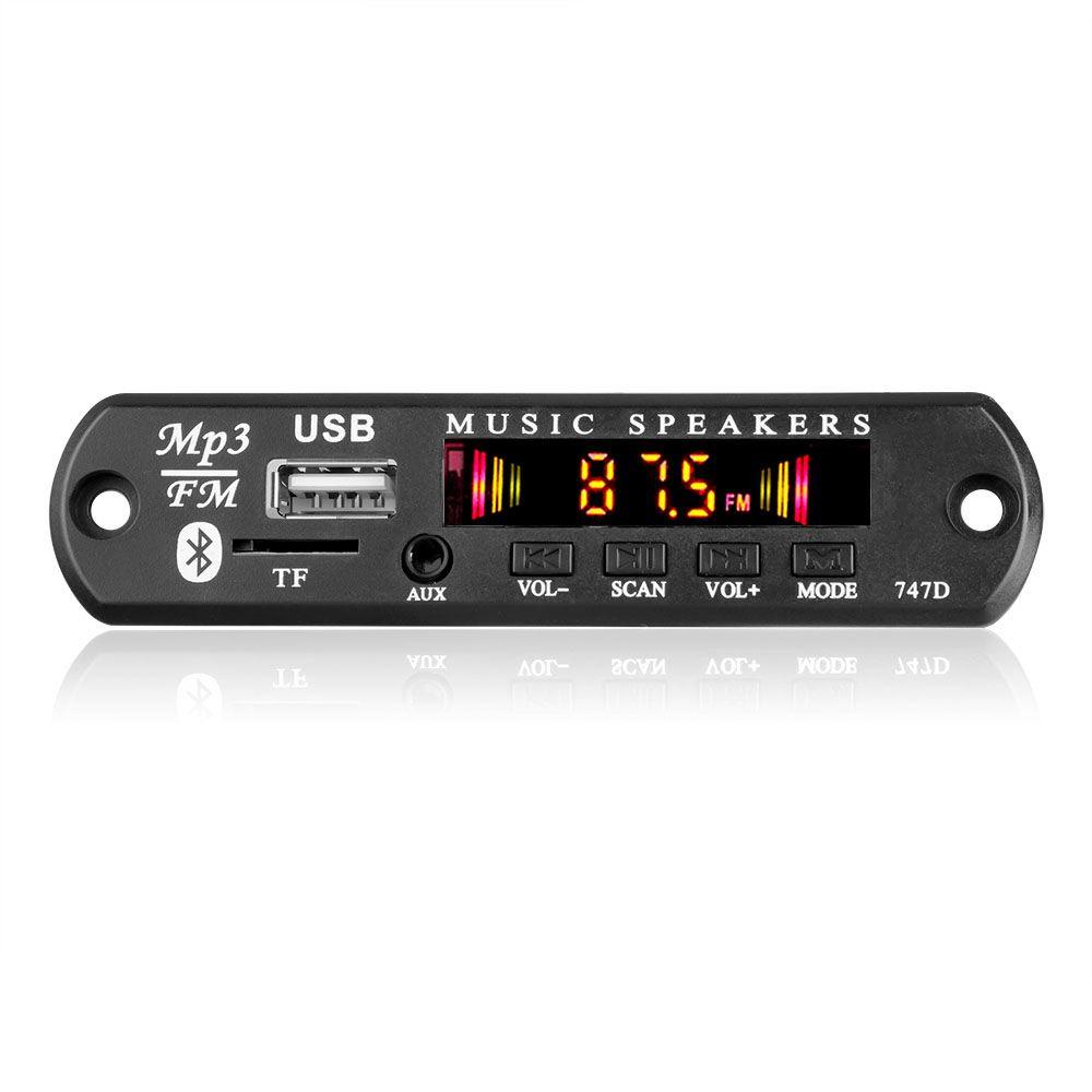 Bảng Giải Mã MP3 USB 5V 12V WMA FM Bluetooth 5.0 Cho Xe Hơi