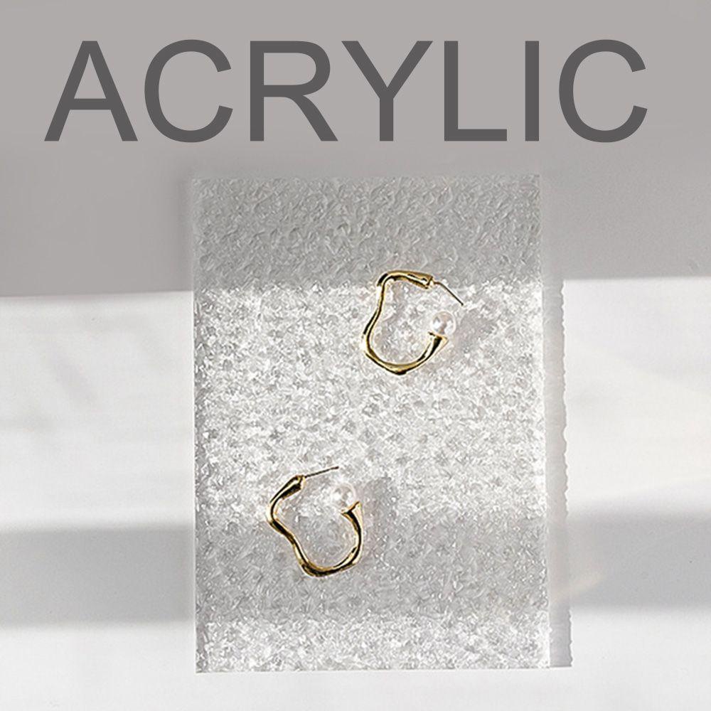 ZAIJIE24 Khối Lập Phương Bằng Acrylic Họa Tiết Kẻ Sọc Làm Đạo Cụ Chụp Ảnh