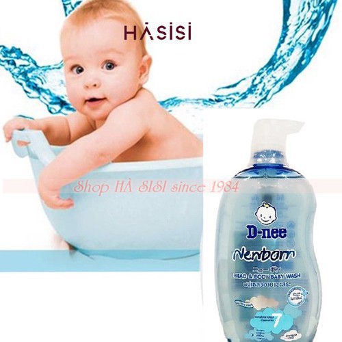 SỮA TẮM GỘI TOÀN THÂN D-NEE CHO BÉ SAKURA - NEWBORN 800ML CHÍNH HÃNG - 6580