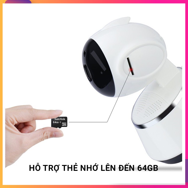 Camera wifi V380 ⭐ Phát hiện chuyển động, đàm thoại hai chiều, xoay 360 độ, camera ip ⭐ Bảo hành 1 năm