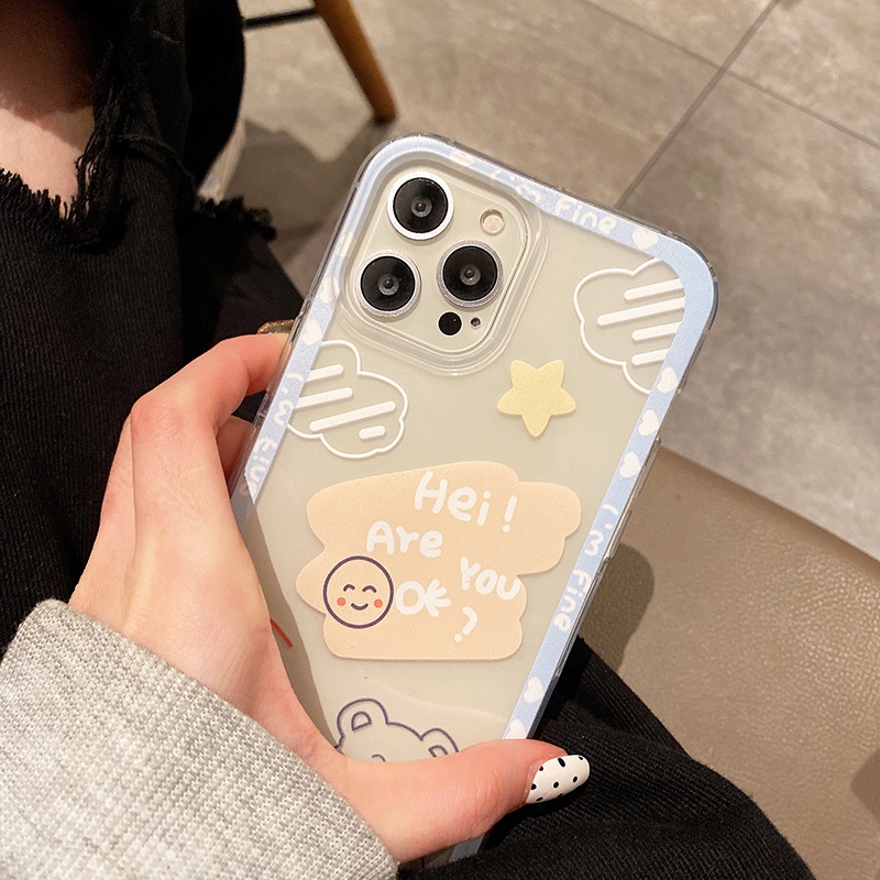 Hoạt Hình Ốp Điện Thoại tpu Mềm Chống Rơi Hình Gấu Dễ Thương Cho oppo a17k