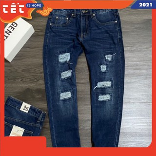 Quần jeans dài nam xắn gấu QJAT01