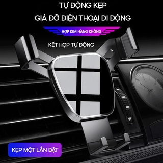 Giá đỡ giữ điện thoại 4,3 inch - 6,5 inch dành cho xe hơi thiết kế kẹp cảm biến trọng lực