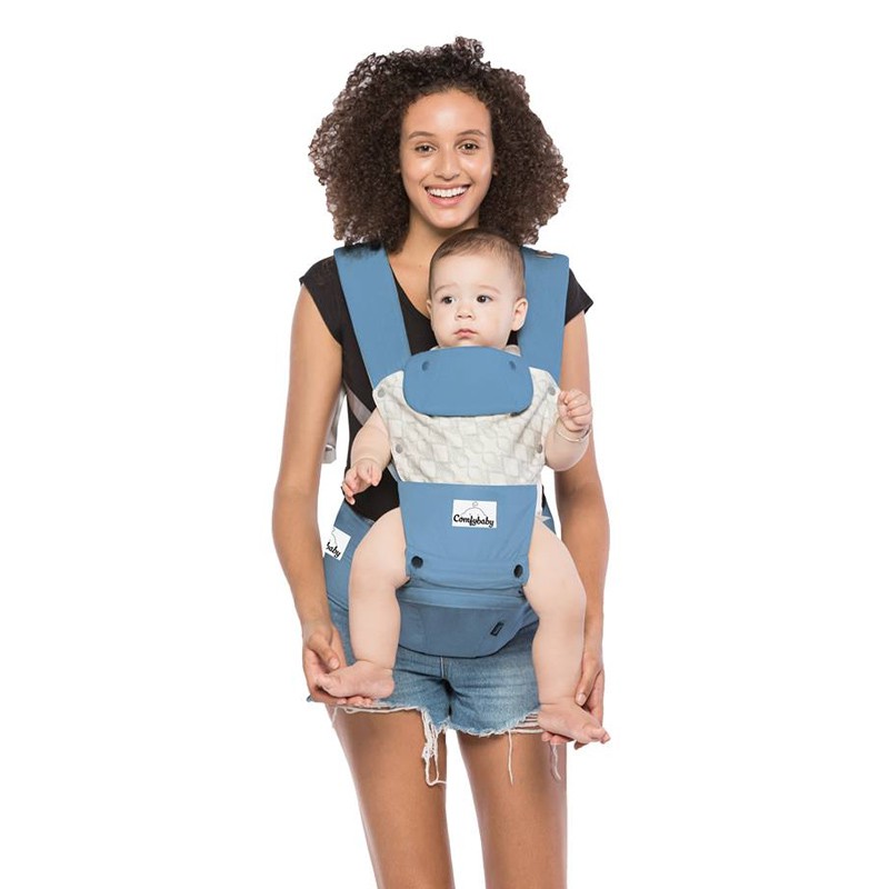 Địu Ngồi Cho Em Bé 4 Tư Thế Comfybaby - HC003 Chất Vải Cao Cấp Thoáng Khí Dùng Cho Trẻ Từ 0 Tháng Tuổi