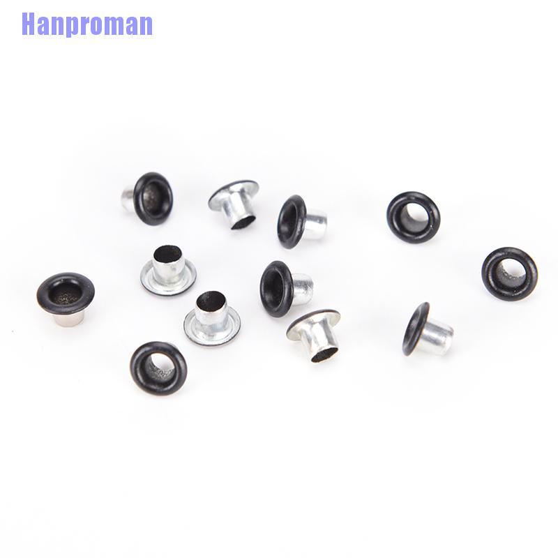 Hm> 100pcs 3mm Scrapbook Eyelet Random Mixed Color Metal eyelets For DIY clothes New