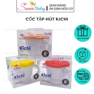 Cốc Kichi, cốc tập hút 3 giai đoạn Kichilachi cho bé từ 6m Sammbaby