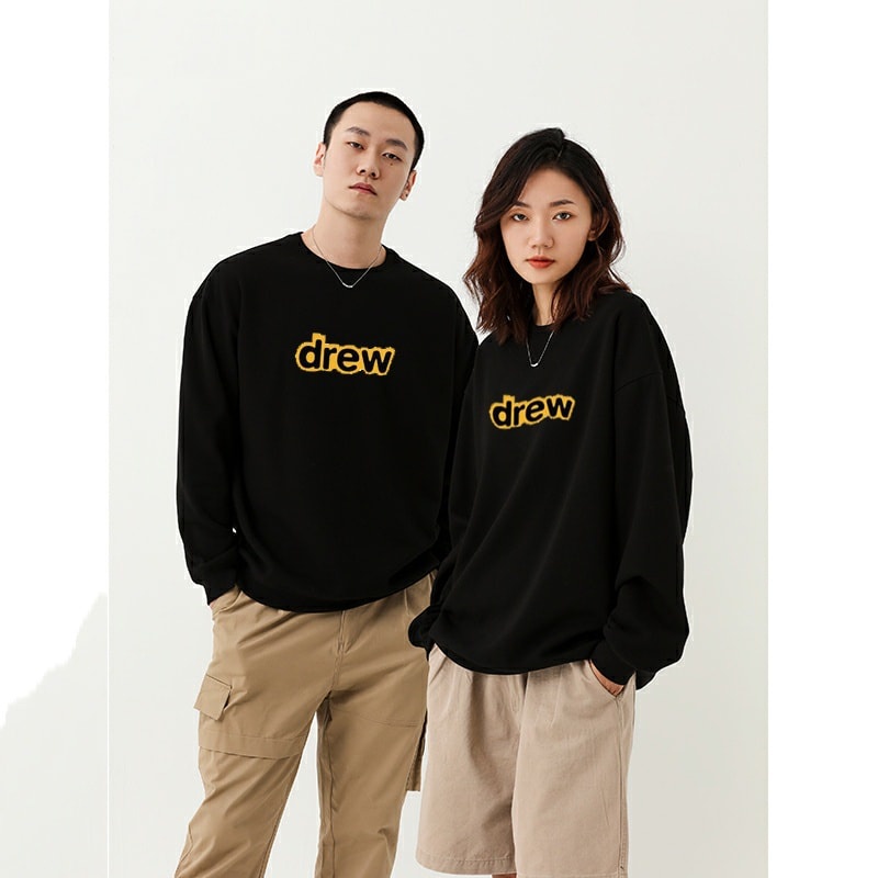 Áo Nỉ DREWW form rộng nam nữ phong cách UNISEX Hàn Quốc Trend