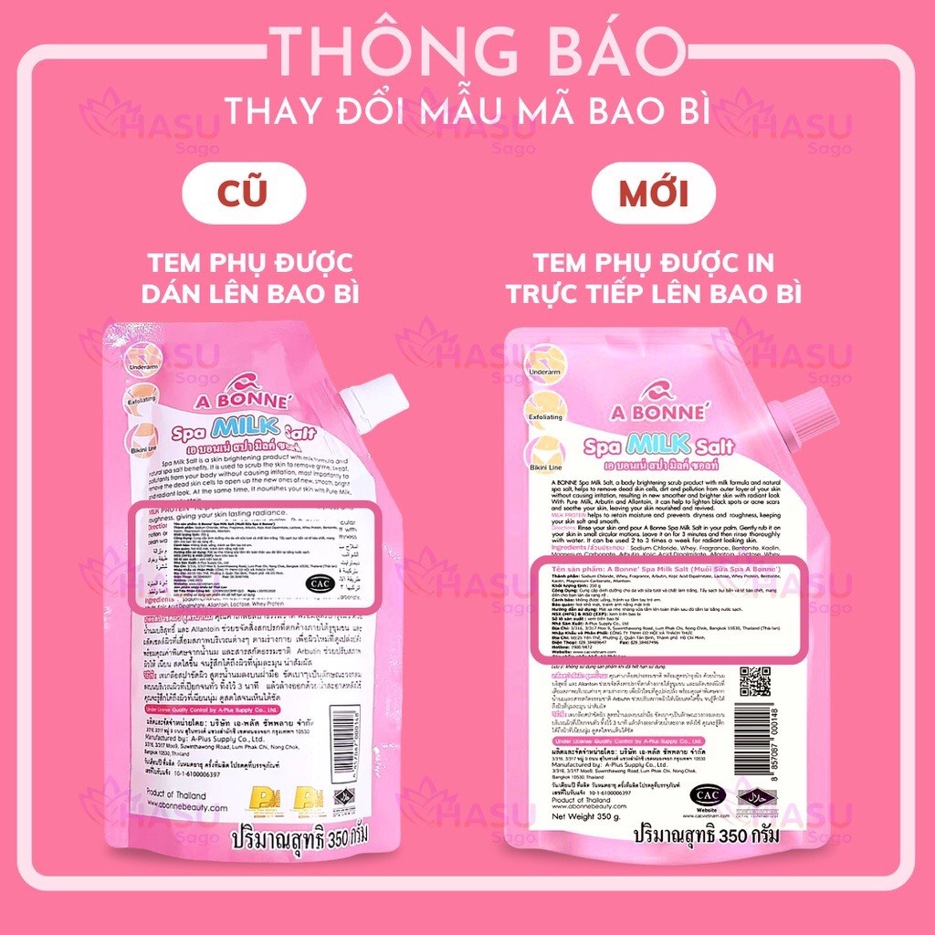 Tẩy tế bào chết Muối bò Abonne chính hãng