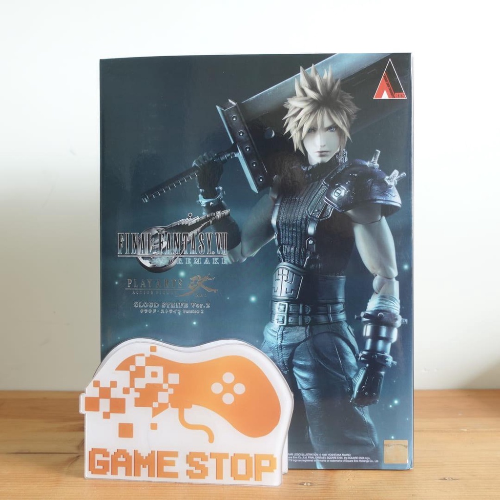 Mô hình tĩnh Final Fantasy VII Remake Cloud Strife 27cm Version 2 Trading Art Figure SQUARE ENIX CHÍNH HÃNG MỸ FF7SE02