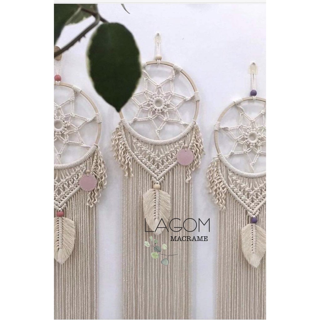 Sỉ vòng tre ( 10 vòng/size) phụ  kiện handmade, phụ kiện macrame, vòng treo nôi